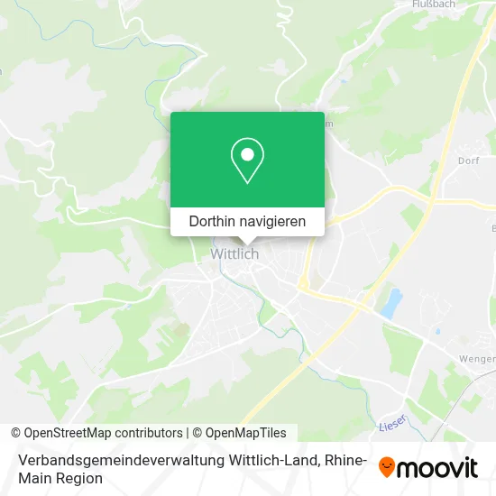 Verbandsgemeindeverwaltung Wittlich-Land Karte