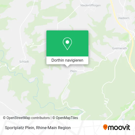 Sportplatz Plein Karte