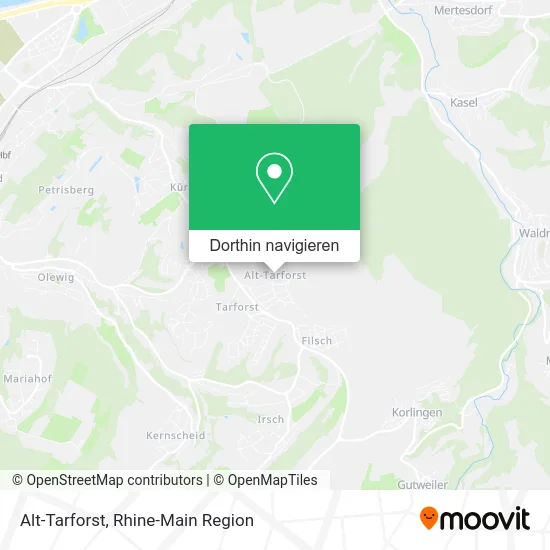 Alt-Tarforst Karte
