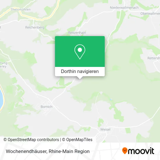 Wochenendhäuser Karte