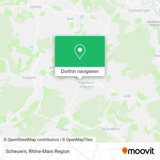 Scheuern Karte