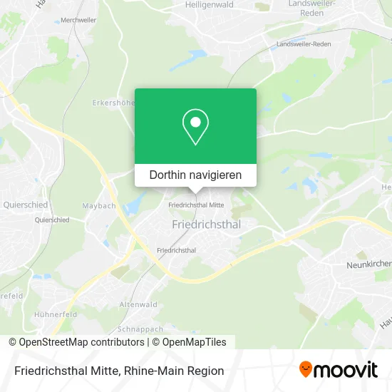 Friedrichsthal Mitte Karte