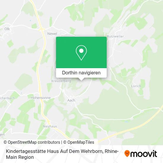 Kindertagesstätte Haus Auf Dem Wehrborn Karte