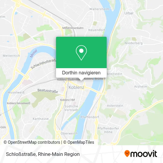 Schloßstraße Karte