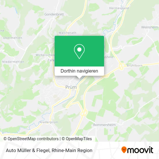 Auto Müller & Flegel Karte