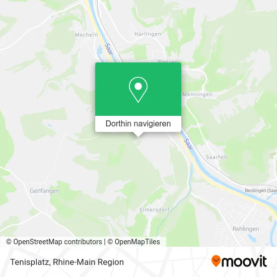Tenisplatz Karte