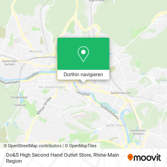 Do&S High Second Hand Outlet Store Karte