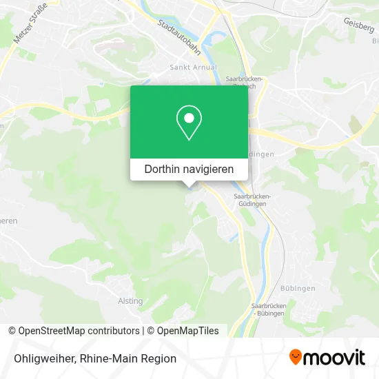 Ohligweiher Karte
