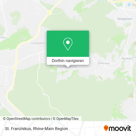 St. Franziskus Karte