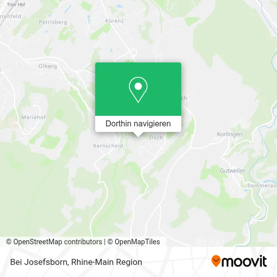 Bei Josefsborn Karte