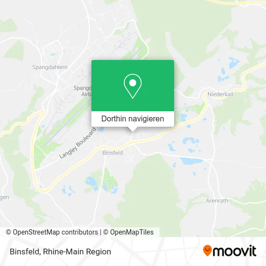 Binsfeld Karte