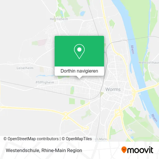 Westendschule Karte