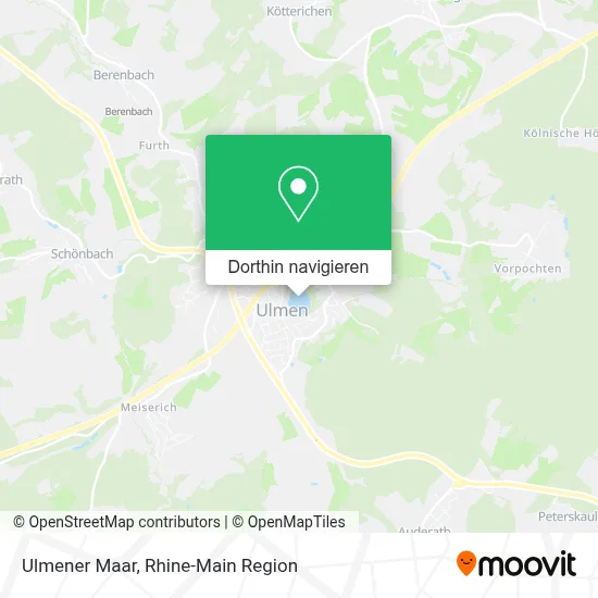 Ulmener Maar Karte