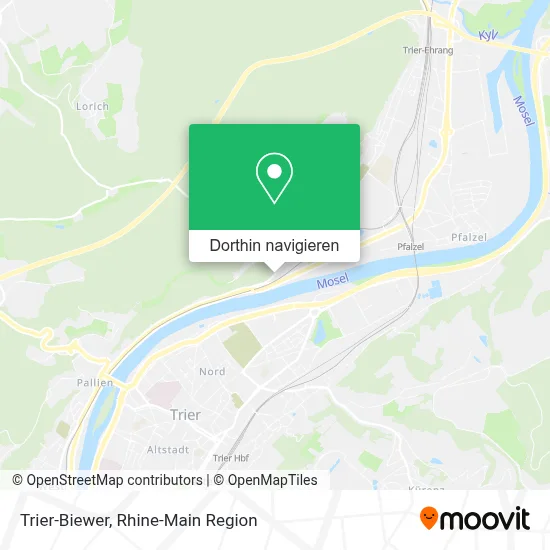 Trier-Biewer Karte