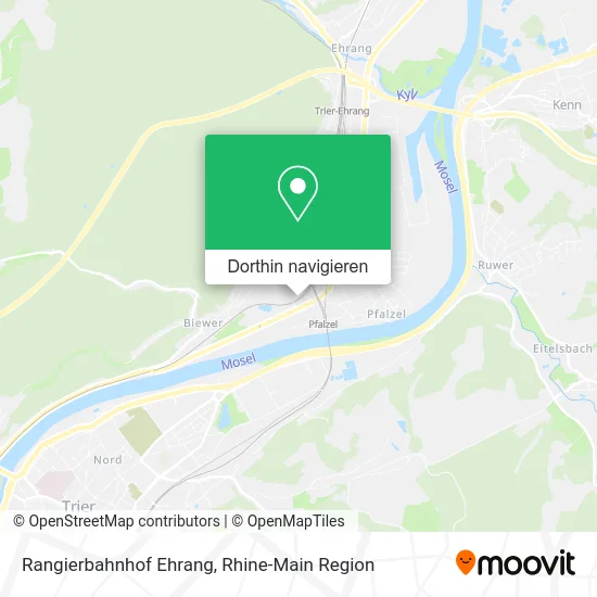 Rangierbahnhof Ehrang Karte
