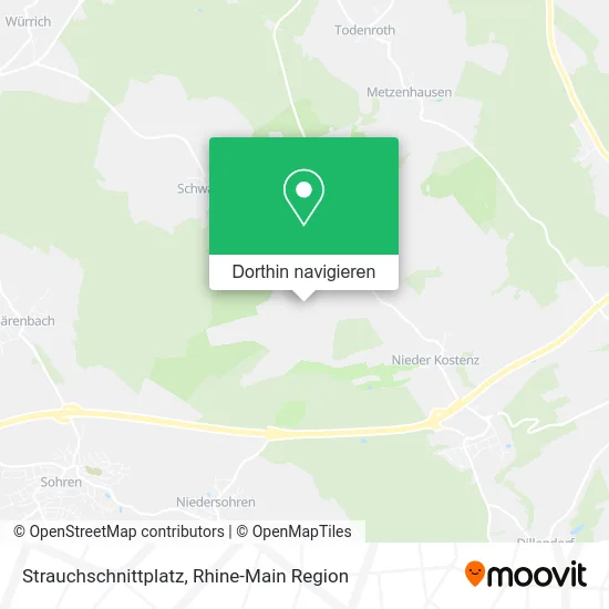 Strauchschnittplatz Karte