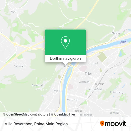 Villa Reverchon Karte