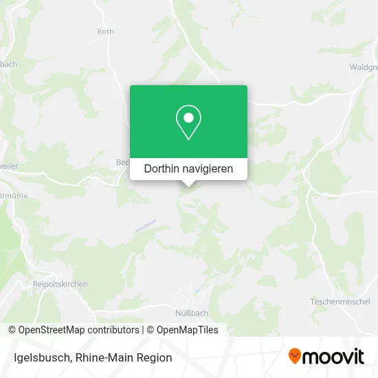 Igelsbusch Karte