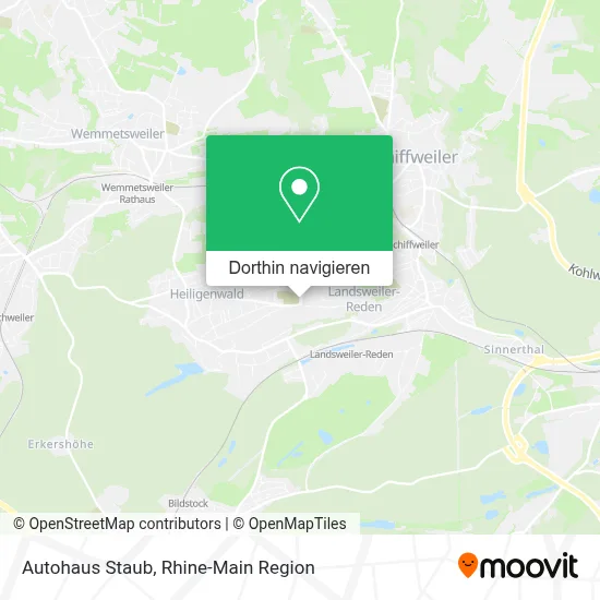 Autohaus Staub Karte