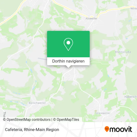 Cafeteria Karte