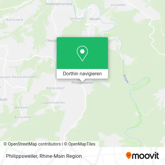 Philippsweiler Karte