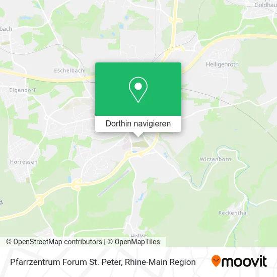 Pfarrzentrum Forum St. Peter Karte