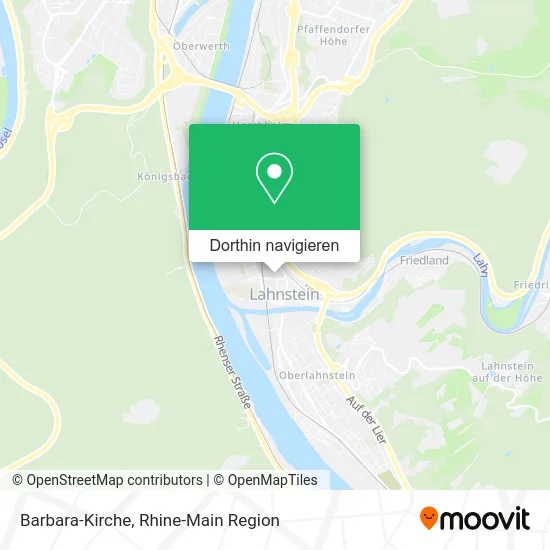 Barbara-Kirche Karte