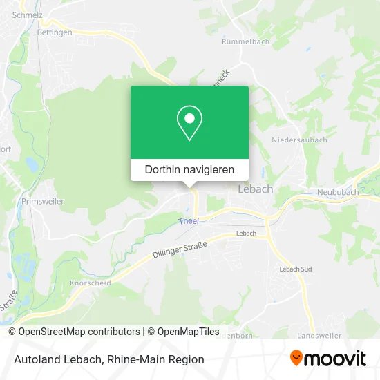 Autoland Lebach Karte
