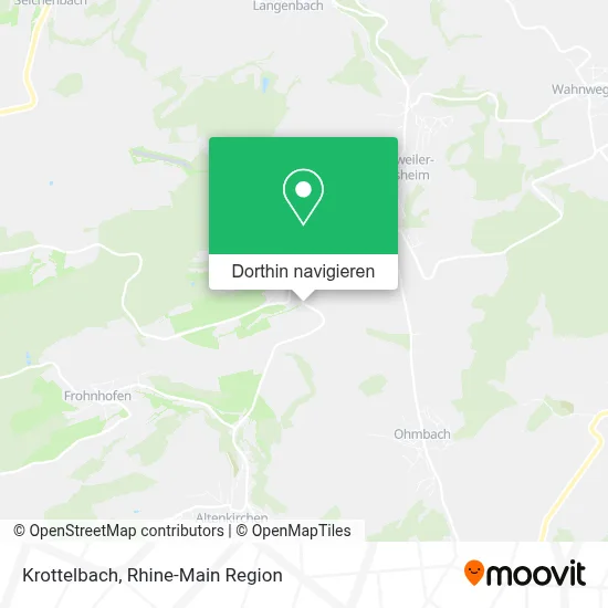 Krottelbach Karte