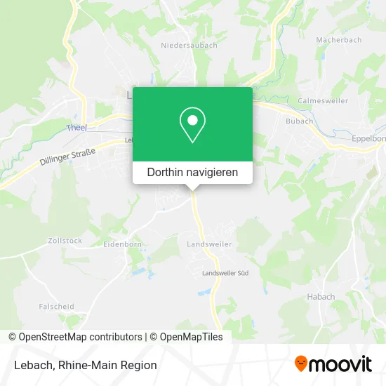 Lebach Karte