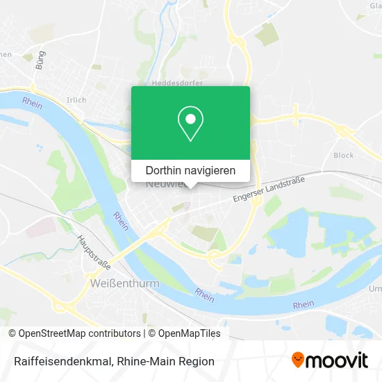 Raiffeisendenkmal Karte