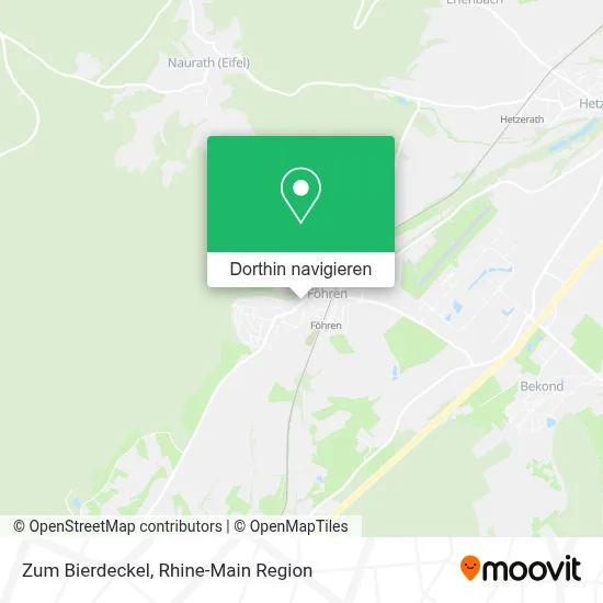 Zum Bierdeckel Karte