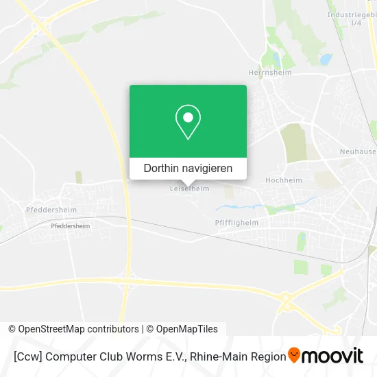 [Ccw] Computer Club Worms E.V. Karte