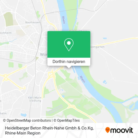 Heidelberger Beton Rhein-Nahe Gmbh & Co.Kg Karte