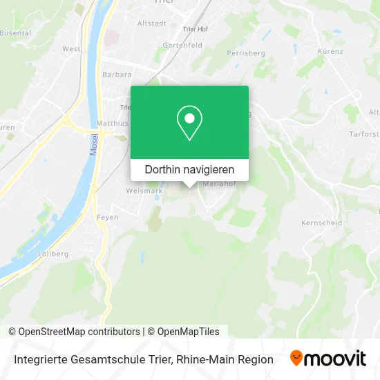 Integrierte Gesamtschule Trier Karte