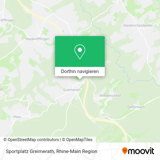 Sportplatz Greimerath Karte