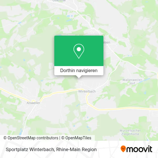 Sportplatz Winterbach Karte
