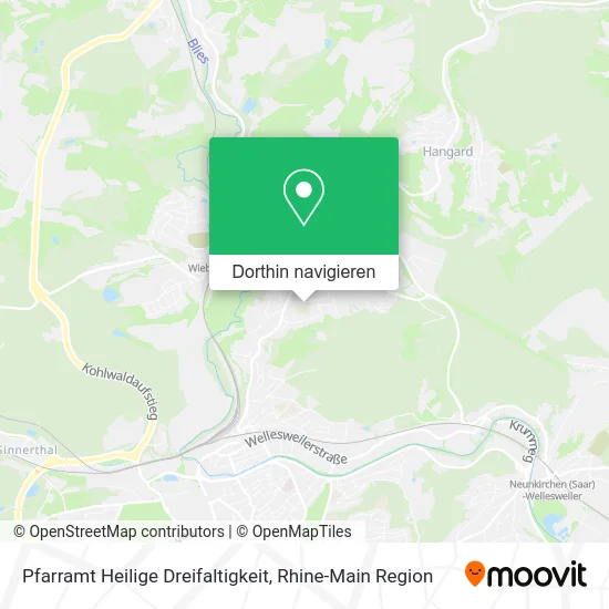 Pfarramt Heilige Dreifaltigkeit Karte