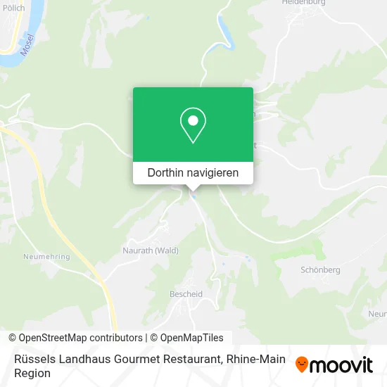 Rüssels Landhaus Gourmet Restaurant Karte