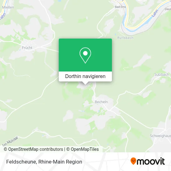 Feldscheune Karte
