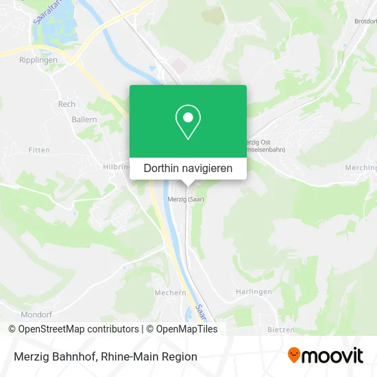 Merzig Bahnhof Karte