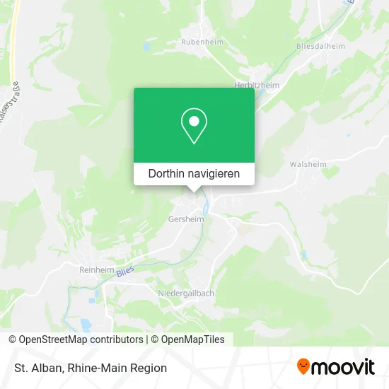 St. Alban Karte