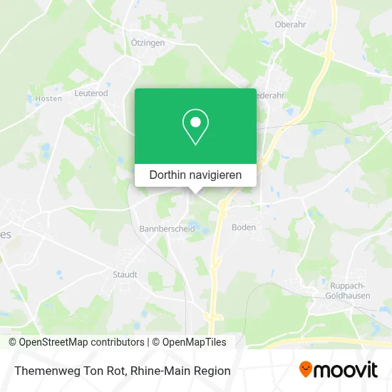 Themenweg Ton Rot Karte