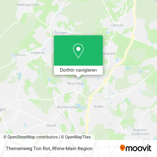 Themenweg Ton Rot Karte