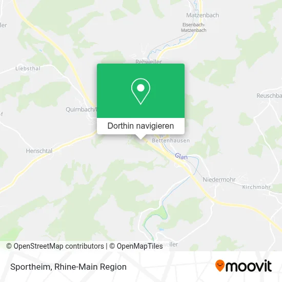 Sportheim Karte