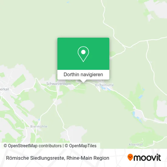 Römische Siedlungsreste Karte