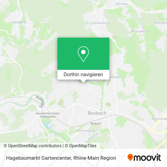 Hagebaumarkt Gartencenter Karte