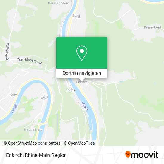 Enkirch Karte