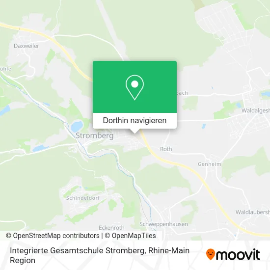 Integrierte Gesamtschule Stromberg Karte