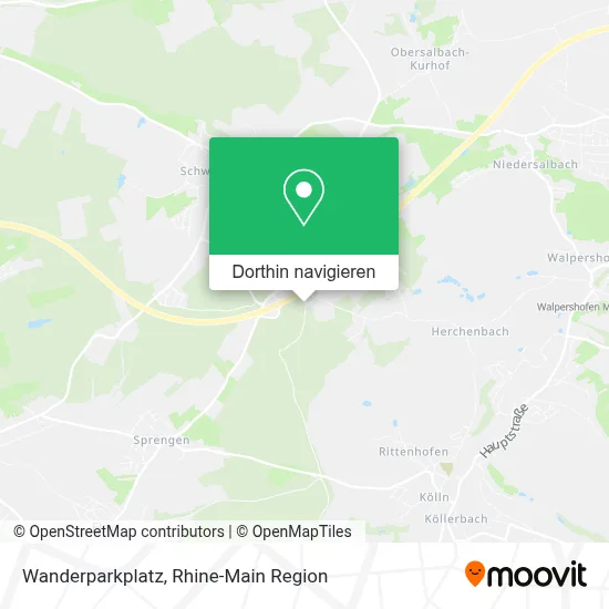 Wanderparkplatz Karte